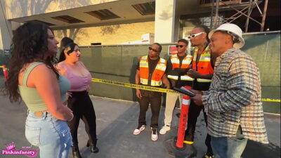 Naughty latina sluts invite the construction crew over for some hardcore labor To be cont after you get off work today…