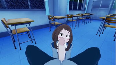 Ohacko Uraraka Intense Sex in the classroom – My hero academia