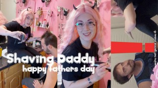 OmankoVivi Shaving Daddy┌( ಠ‿ಠ)┘Happy Father’s Day! SFW Vlog