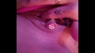 Playing with my Pierced Wet Pussy !!! Enjoy!!!! Big Natural Tits!!!! Tight Tattooed Pussy !!!!!