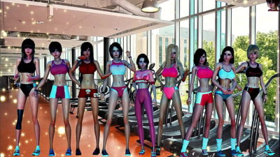 Sex Fantasies At The Gym – Miriam the shy blondie