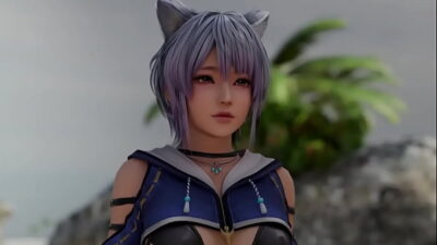 Shizuku sexo en la playa con el tiempo parado