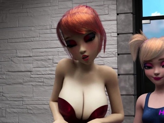 The Anal Domination of a Dickgirl in a Cyberpunk Underworld