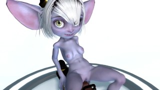 Tristana gets her Yordles by grinding on her weapon