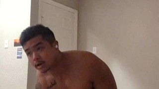 Masc trans man horny to top (clip, no cum)